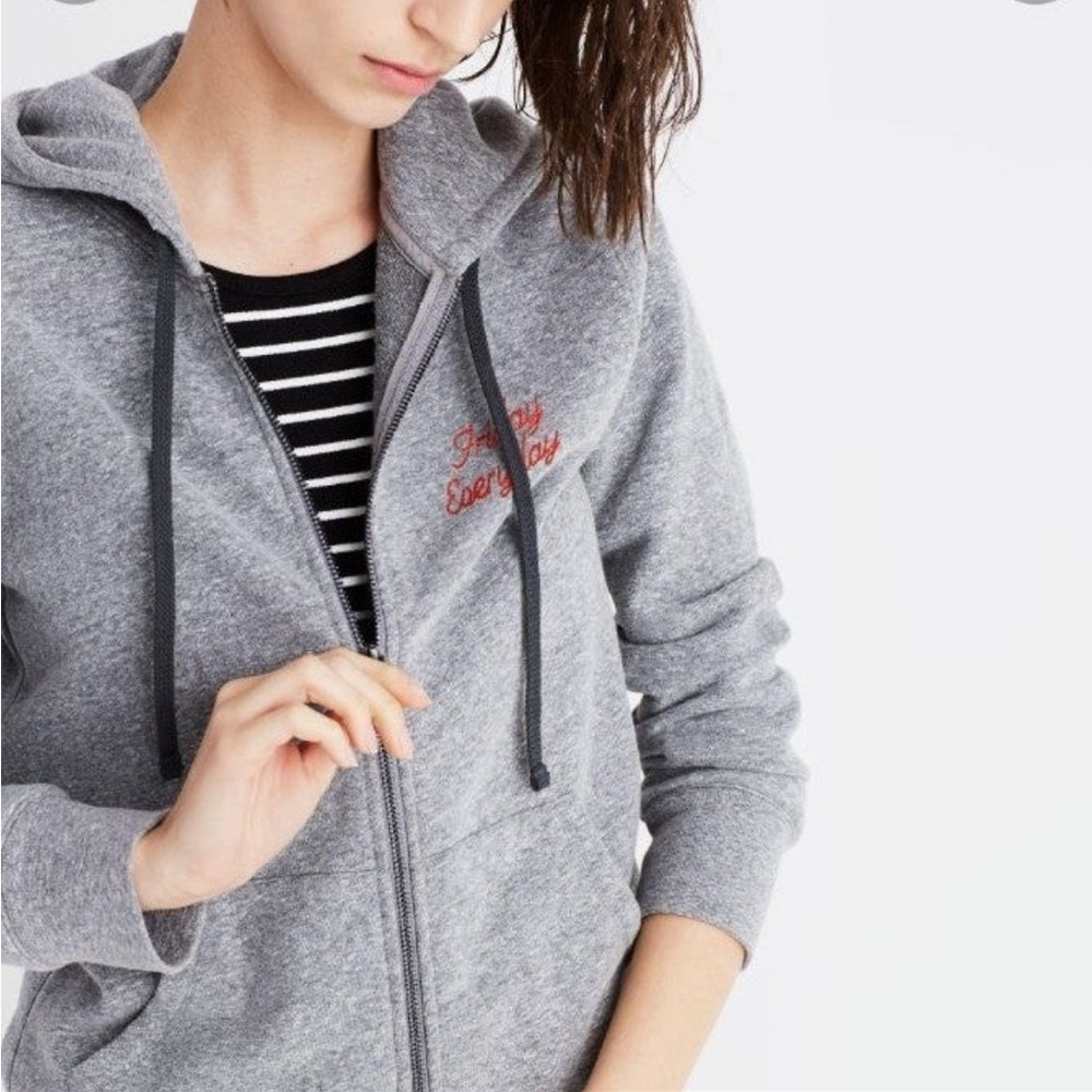 Madewell gray hoodie